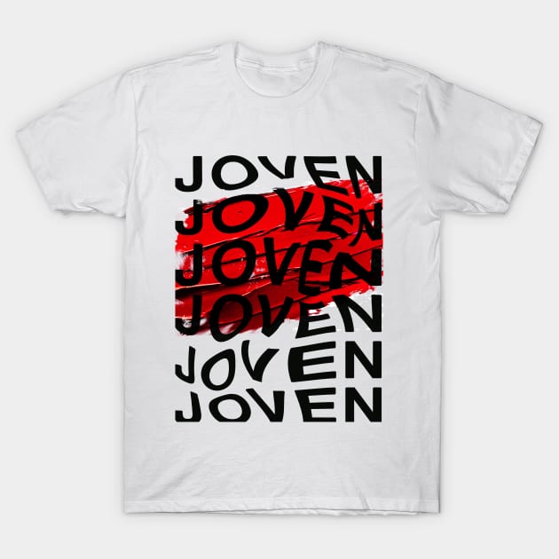 Joven Lipstick Smudge T-Shirt by TCharm